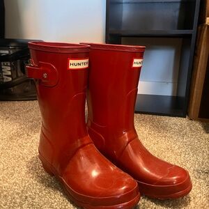 Hunter Red Rain Boots